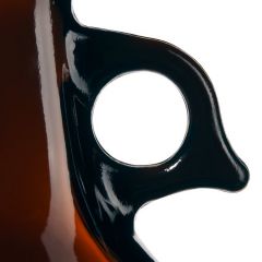 Thermo Scientific™ Boston Round Narrow-Mouth Amber Jugs with Closure, 2360mL, processed  