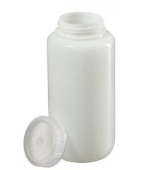 Thermo Scientific™ Nalgene™ Fluorinated Wide-Mouth HDPE Bottles with Closure, 1000mL
