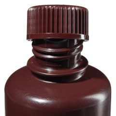 Thermo Scientific™ Nalgene™ Narrow-Mouth Amber HDPE Lab Quality Bottles, 125mL