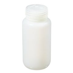 Thermo Scientific™ Nalgene™ Fluorinated Wide-Mouth HDPE Bottles with Closure, 250mL