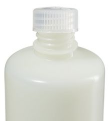 Thermo Scientific™ Nalgene™ Fluorinated Narrow-Mouth HDPE Bottles with Closure, 0.5L