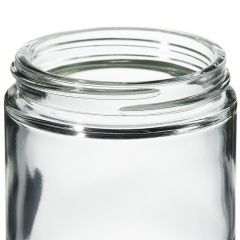 Thermo Scientific™ Wide-Mouth Short-Profile Clear Glass Jars with Closure, 125mL, processed