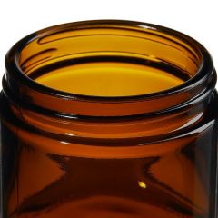 Thermo Scientific™ I-Chem™ Wide-Mouth Short-Profile Amber Glass Jars with Closure, 60mL, unprocessed