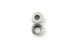 Thermo Scientific™ 11mm Autosampler Vial Crimp Caps, Type 8 Rubber/PTFE; 6mm opening; Silver