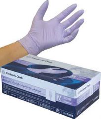 LAVENDER Nitrile Exam Gloves 9.5" Ambi; M (10 BX/CS)