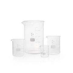 DURAN® Beaker, low form with graduation and spout, 25 ml