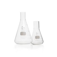 DURAN® Culture flask, Erlenmeyer shape, straight neck for metal caps, 1000 ml