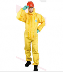 Konzer 4000 Type3/5/6 Yellow Coveralls, Size L