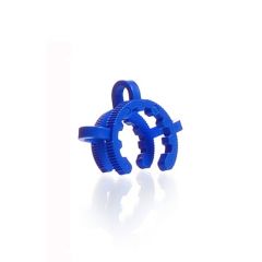 KECK clips for conical joints, POM, NS 18.8, blue