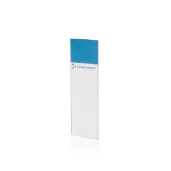 Colored Microscope slides, ground edges 90°, blue, 26 x 76 x 1,0 mm