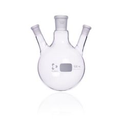 DURAN® Round bottom flask, three necks, centre socket size 24/29, side socket size 14/23, 500 ml