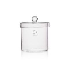 DURAN® Cylinder, with knobbed lid, polished rim, 120 x 120 mm, 1000 ml