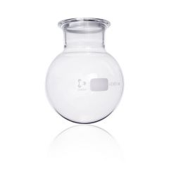 DURAN® Flasks, round bottom, flat flange, 4000 ml, flange DN 100 with groove