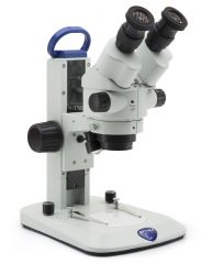 Binocular stereozoom microscope, multi-plug